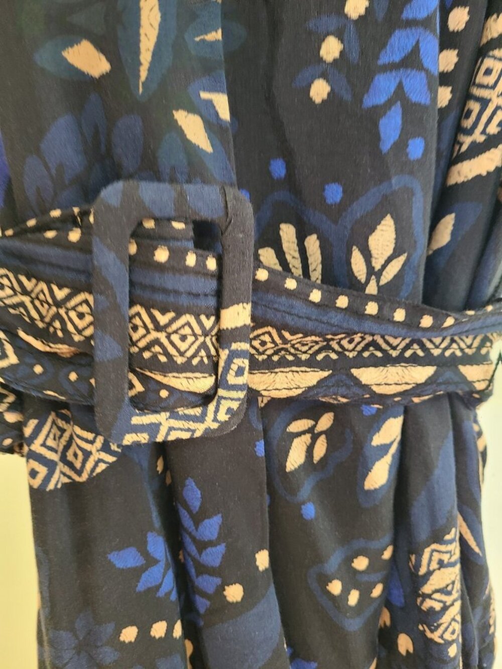 Farm Rio Macaw Forest Minidress Blue size S - Picture 9 of 9